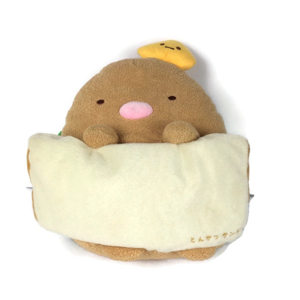 San-X Summiko Gurashi Tonkatsu 11” Plush NWT